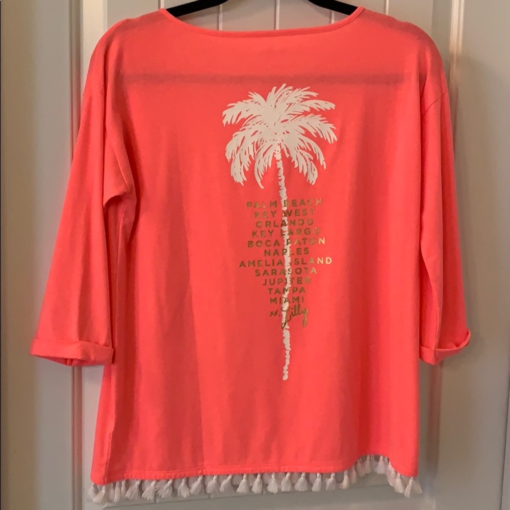 NWOT Lilly Pulitzer Tassel bottom top Size Small